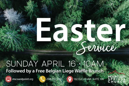 Easter Flier - Front