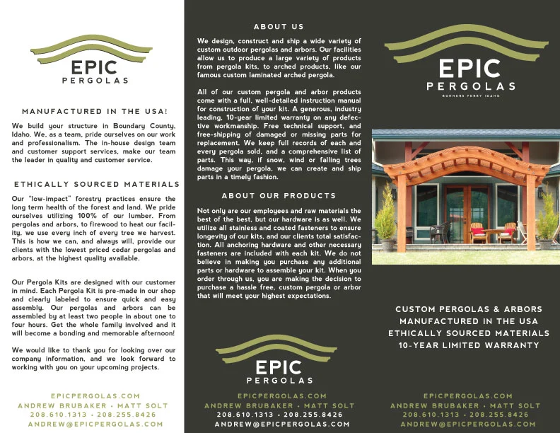 Tri-Fold Brochure - Outside