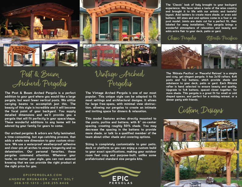 Tri-Fold Brochure - Inside