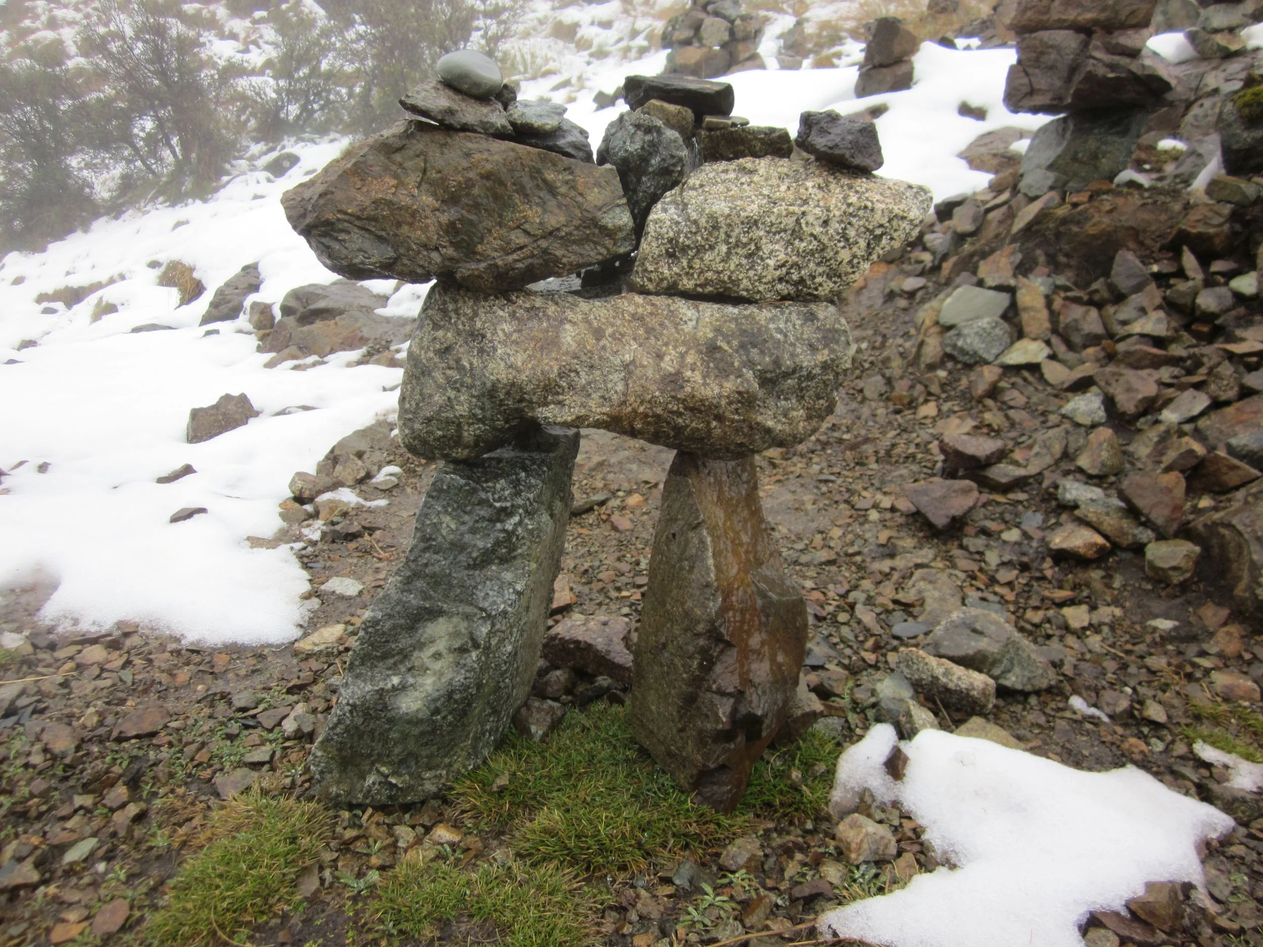 At the top of Dead Woman's Pass find a rock, make a wish, and place it alongside the many other rocks placed by those who trekked and wished before you!