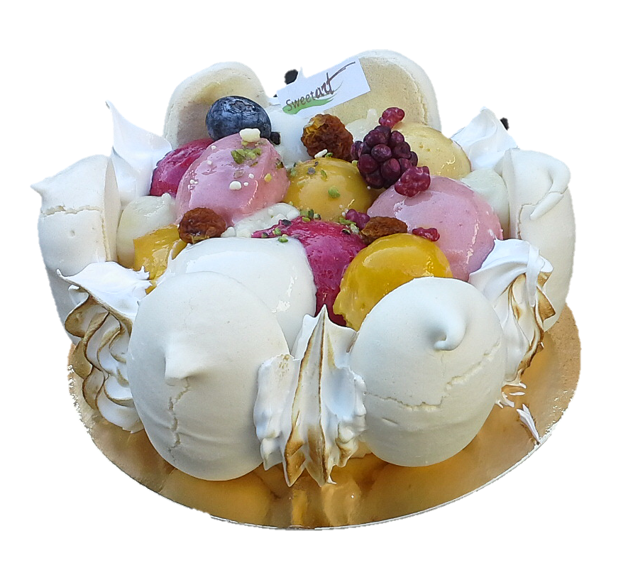 Vruchten Vacherin glaçé