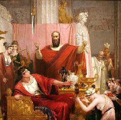 Das Schwert des damokles v. Richard Westalls