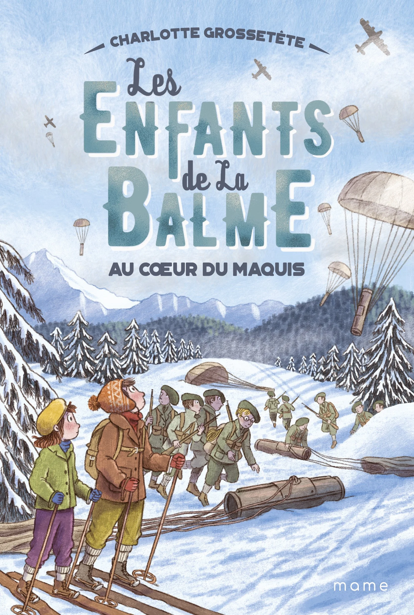 Cover for historical fiction illustrated book about war in France