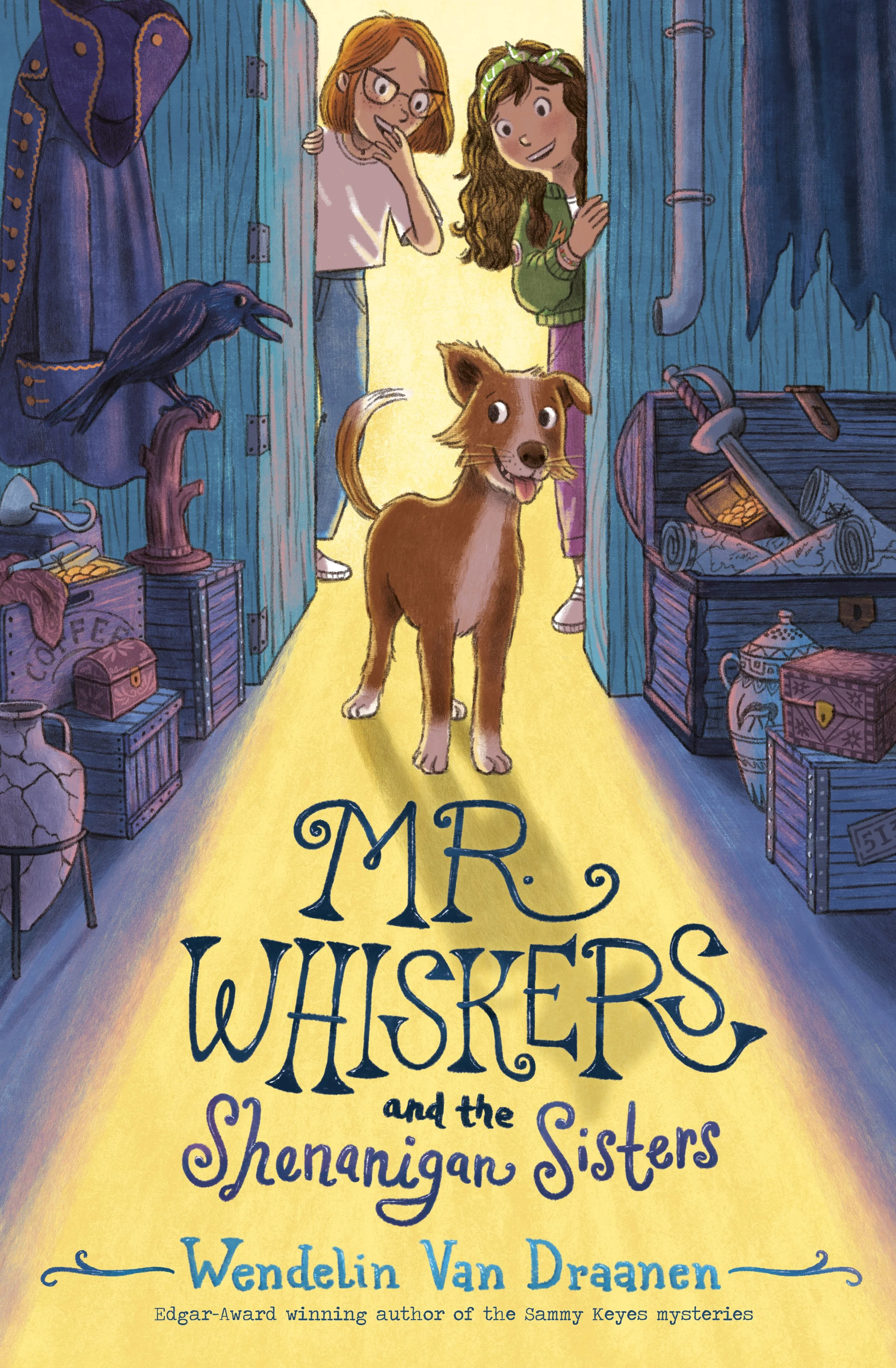 Color cover for middle grade fantasy about mystery