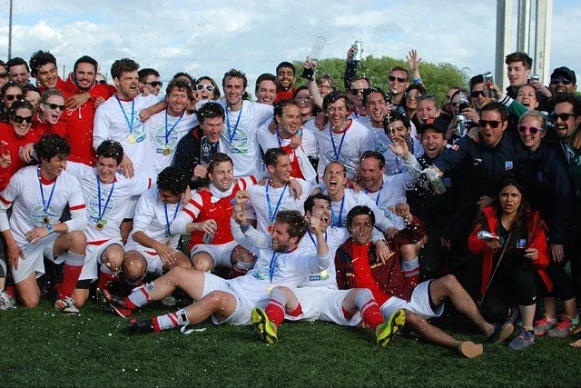 London Business School's Futbol Team, post-game