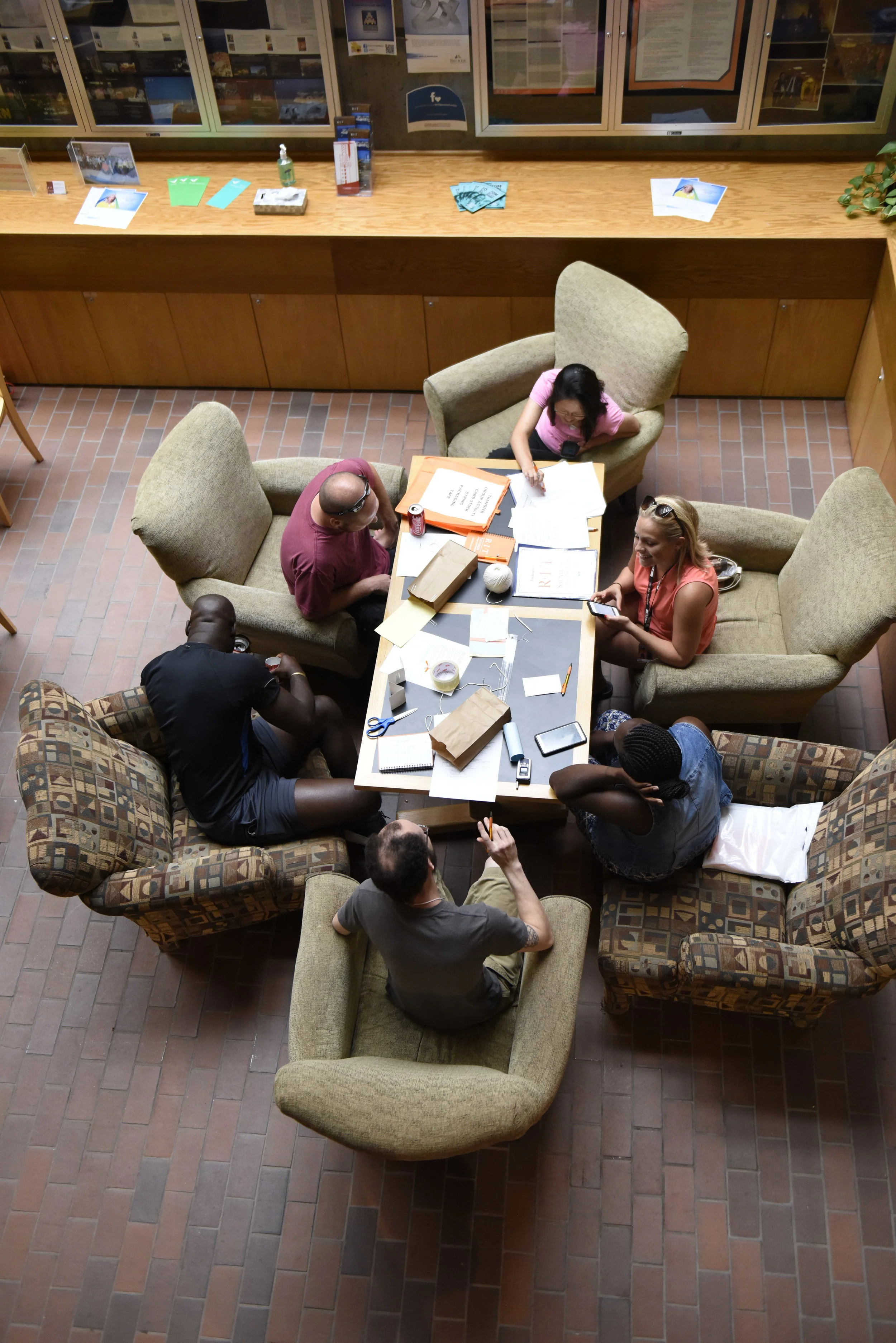 Rit uses campusgroups for location-based attendance tracking, allowing administrators to see which study centers are used most frequently.