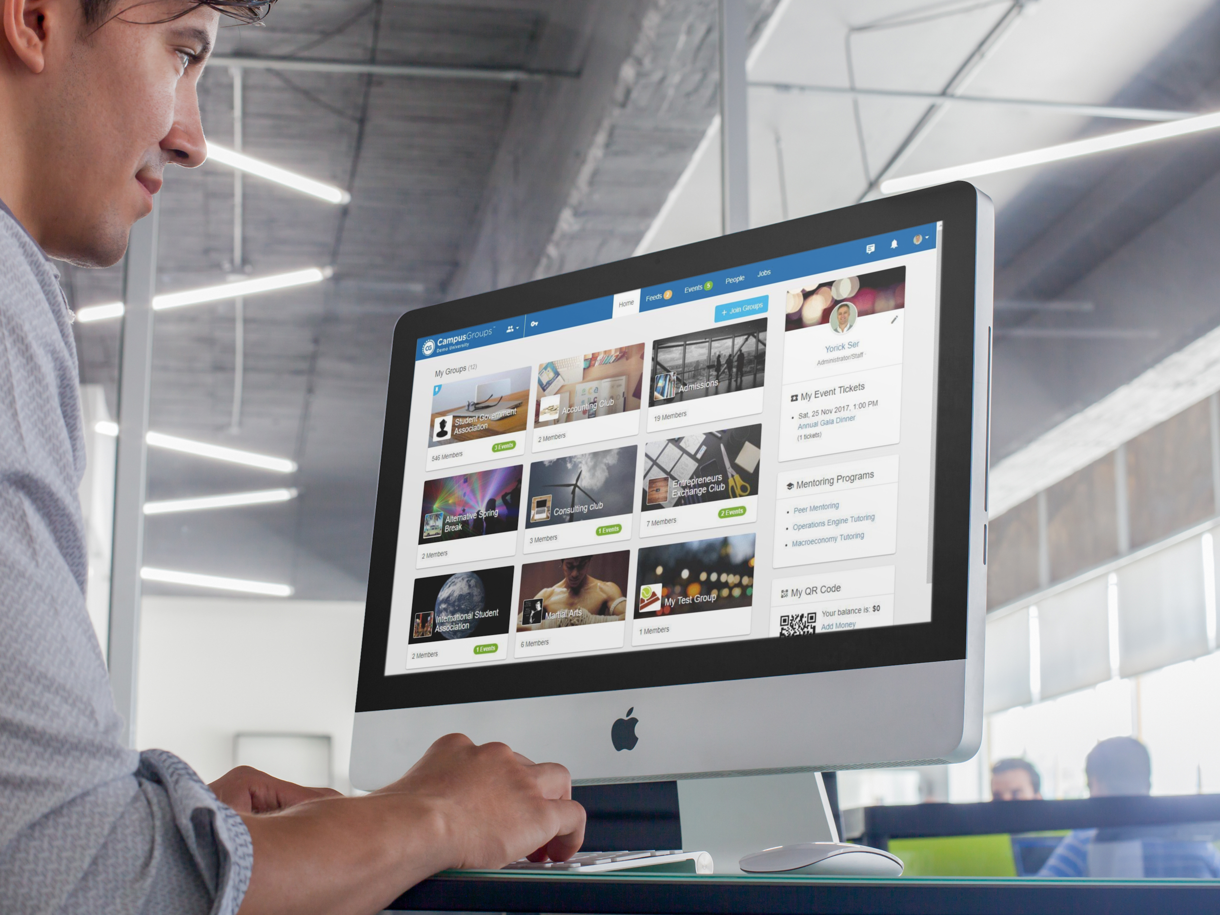 Manage all of your groups and members from one centralized system. Learn More