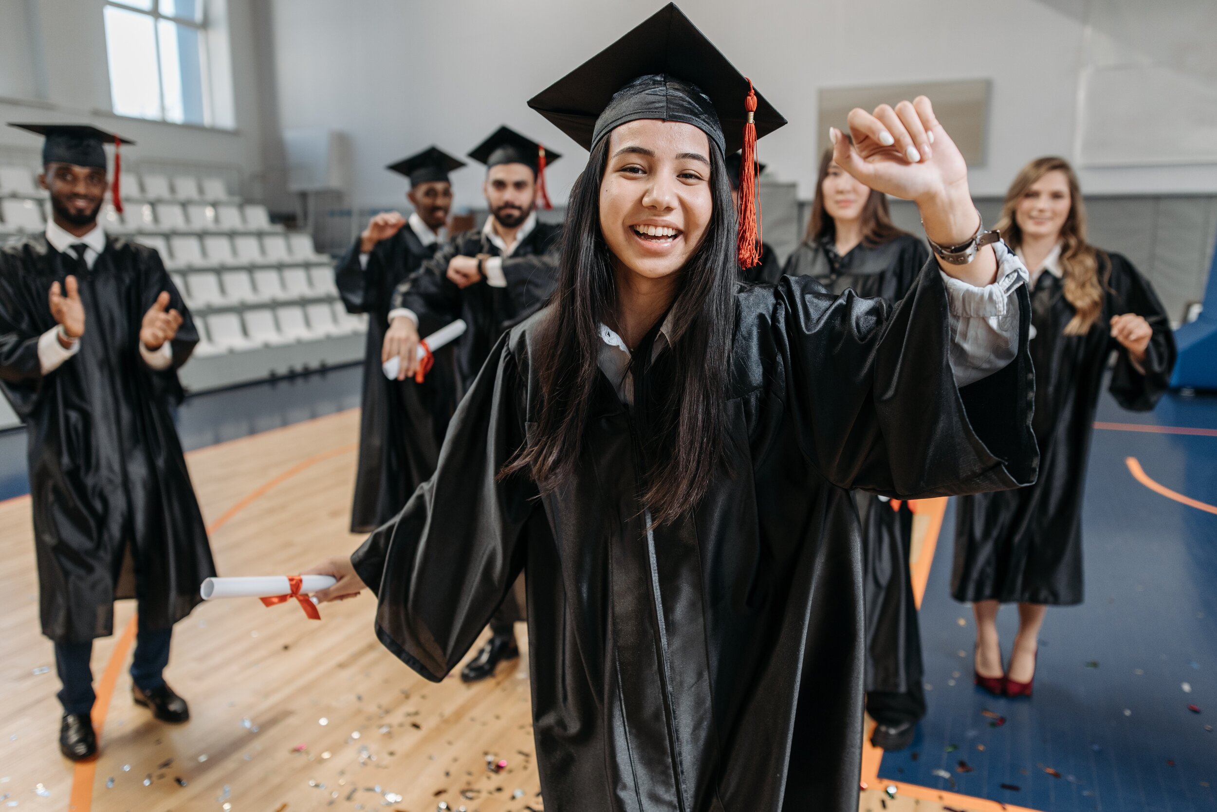 Beat Student burnout and student success students graduating