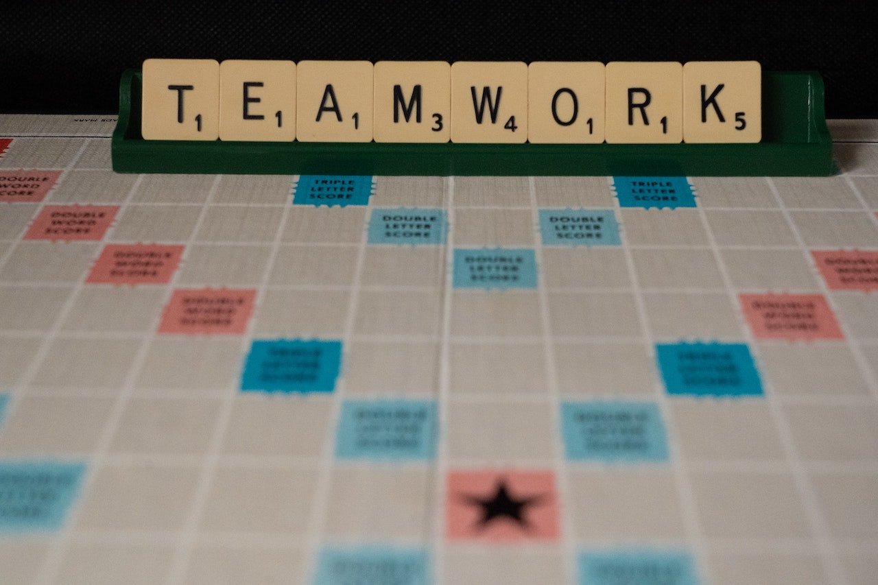 crossword puzzle of word teamwor