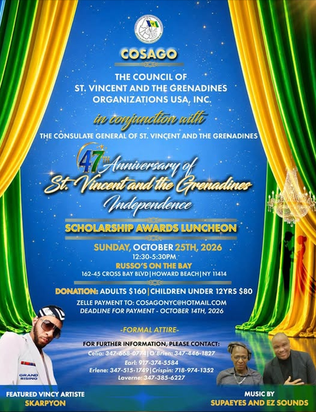 St. Vincent 47th Independence Anniversary Awards Luncheon
