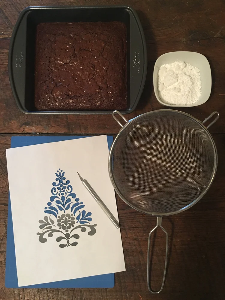 Custom Baking Stencils using Free Patterns News