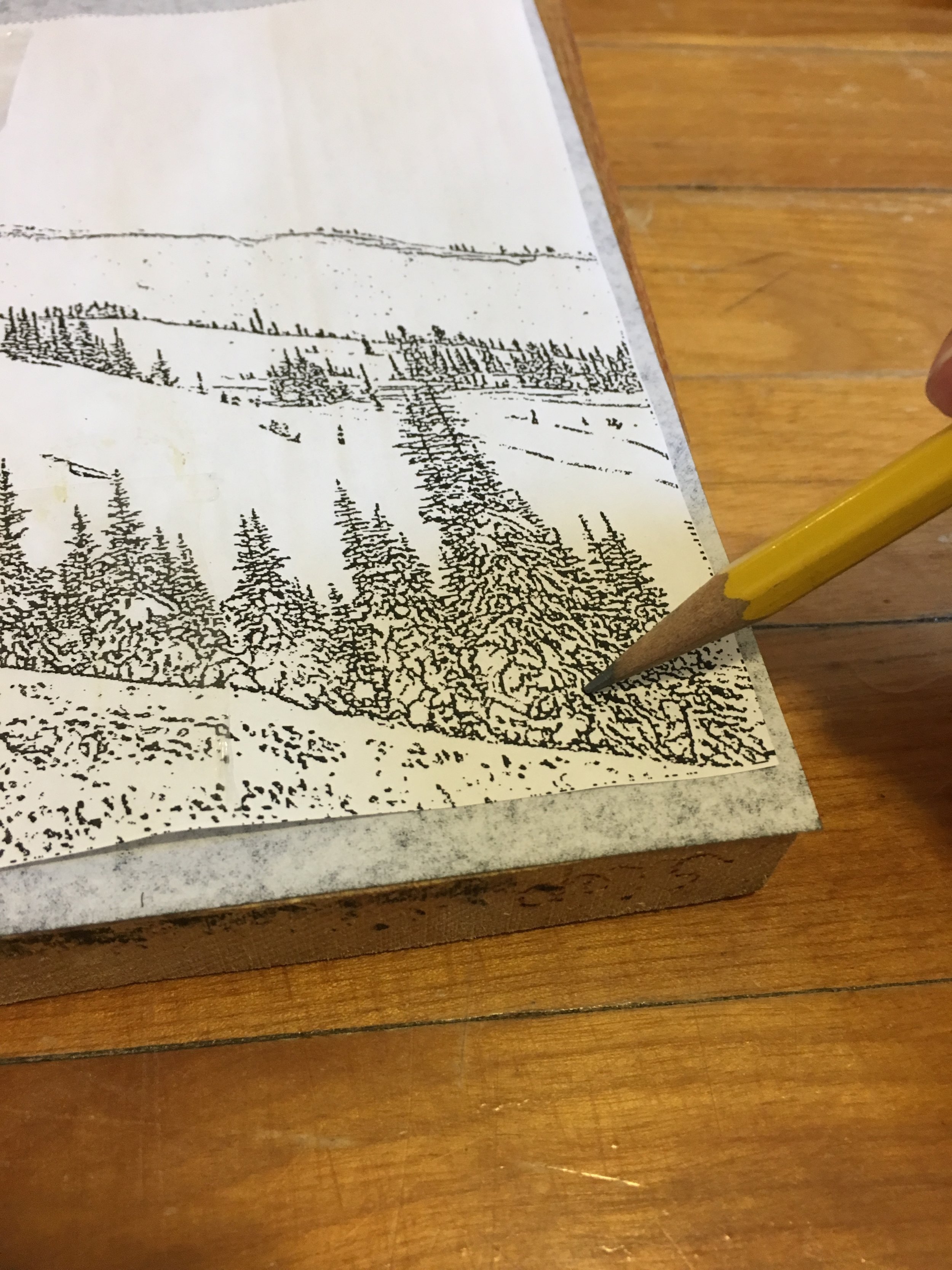 How to Wood Burn Using Carbon Paper Tracing #diy #woodburning