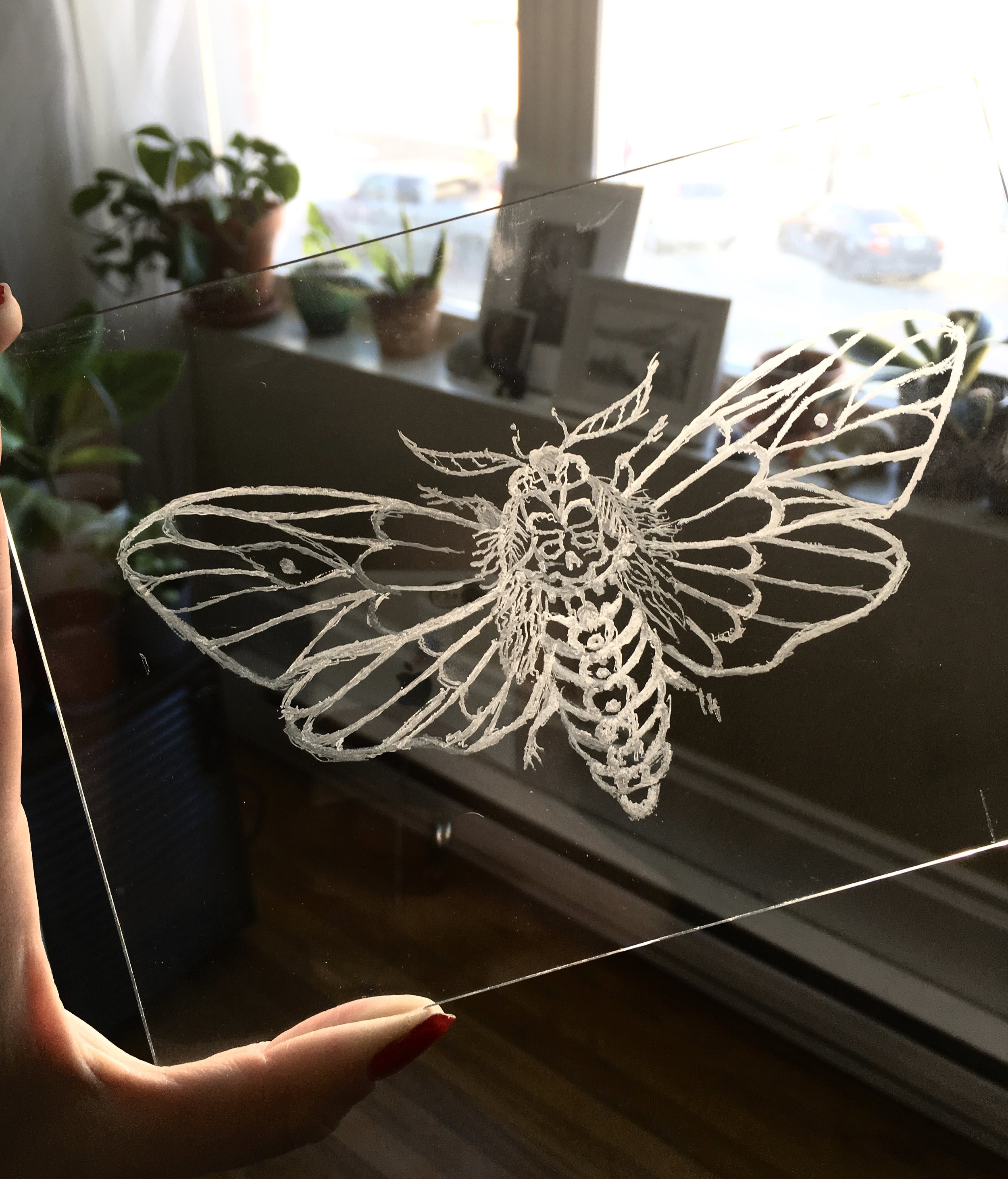 Etching Glass with a Dremel Tool