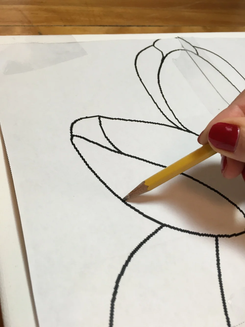 transfer a sketch onto a painting canvas arts crafts ideas