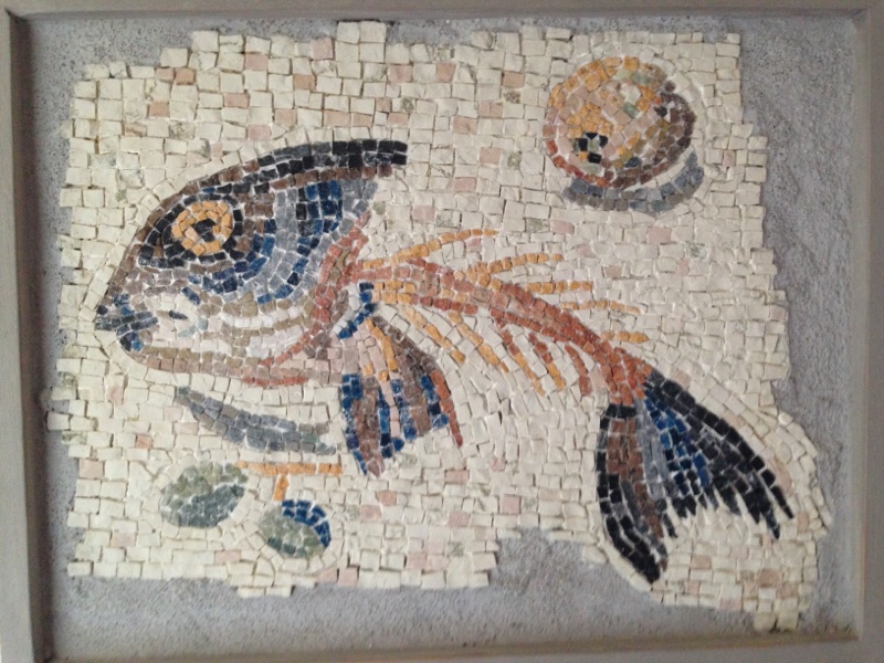 "One or two examples of mosaics made using Rapid Resizer for design. Both use 6th century Byzantine techniques. The drinking dove is a replica of a 5th century mosaic in Ravenna in glass smalti and the fish is a detail replica of a larger mosaic called the unswept floor from Aquililea in Italy and is entirely in marble. I find Rapid Resizer invaluable for creating replica mosaics in particular but also useful for resizing ideas I've photographed." Brenda Wilson