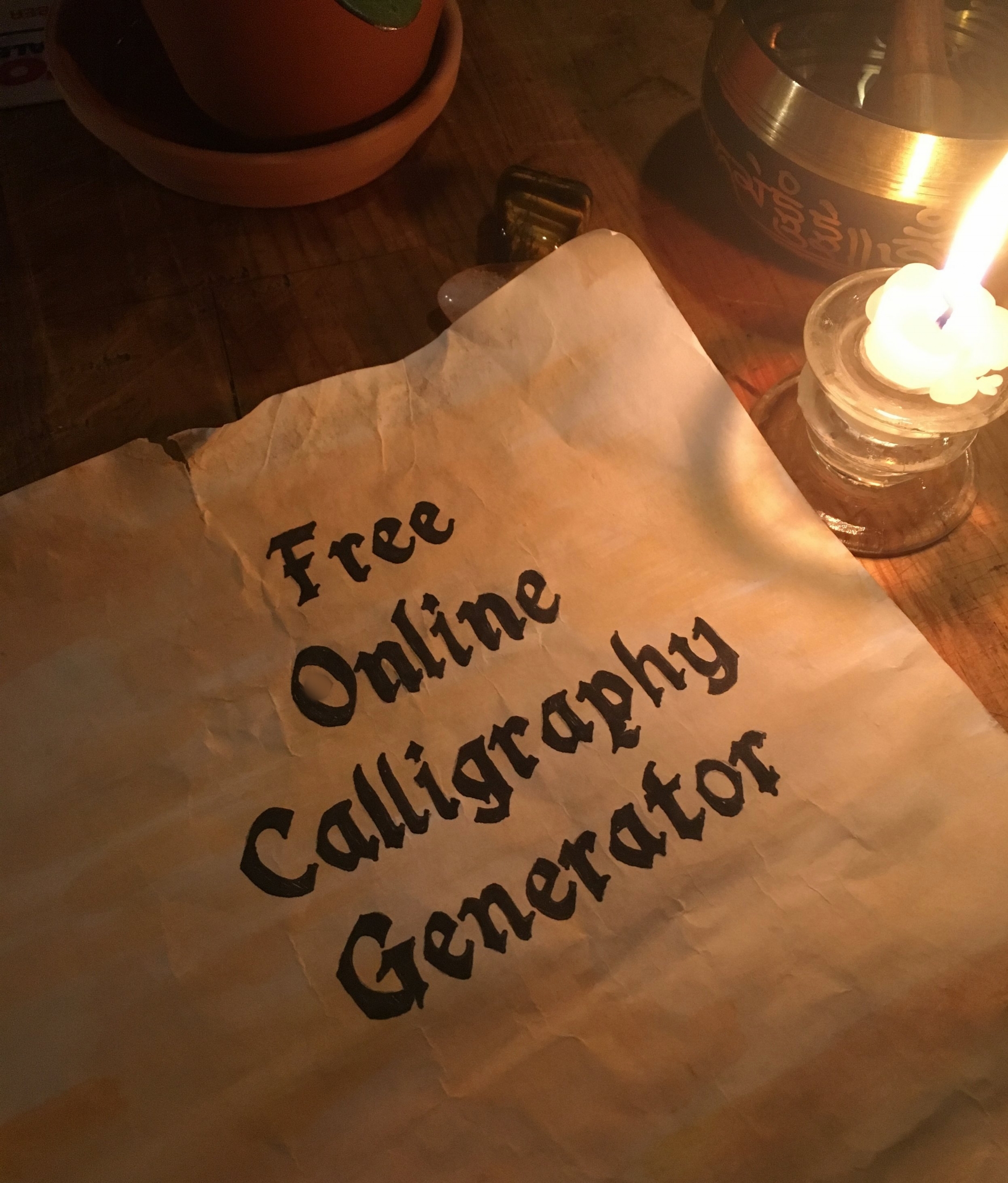 free online handwriting font generator
