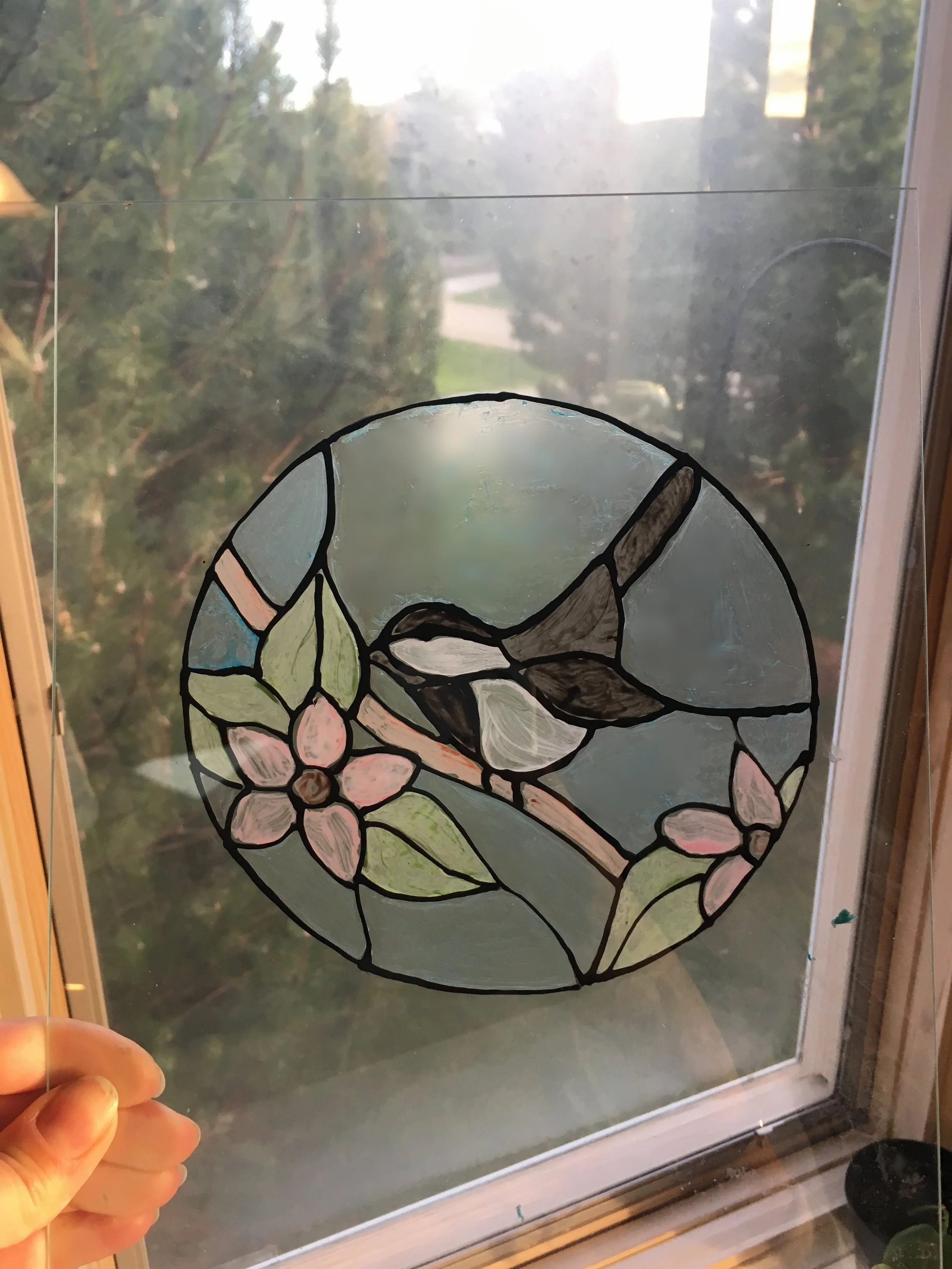 Faux Stained Glass Art Arts & Crafts Ideas