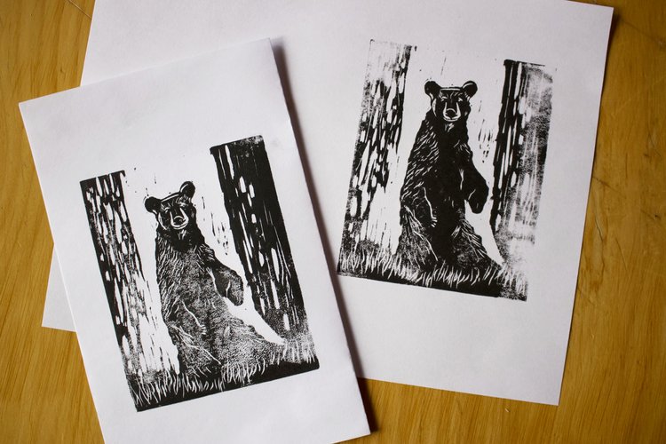 Block printing tutorial - News