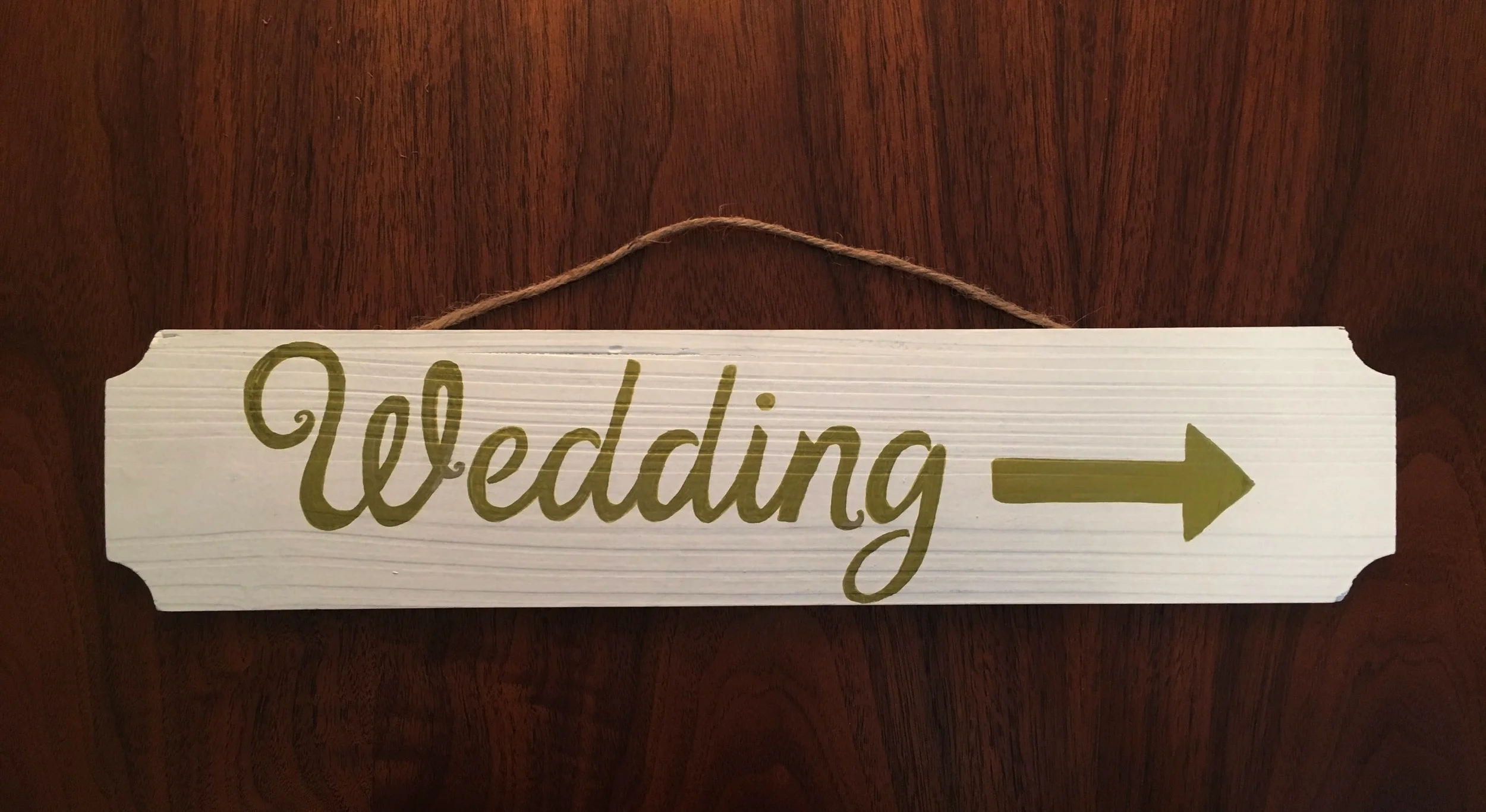 How to Make a Wedding Sign