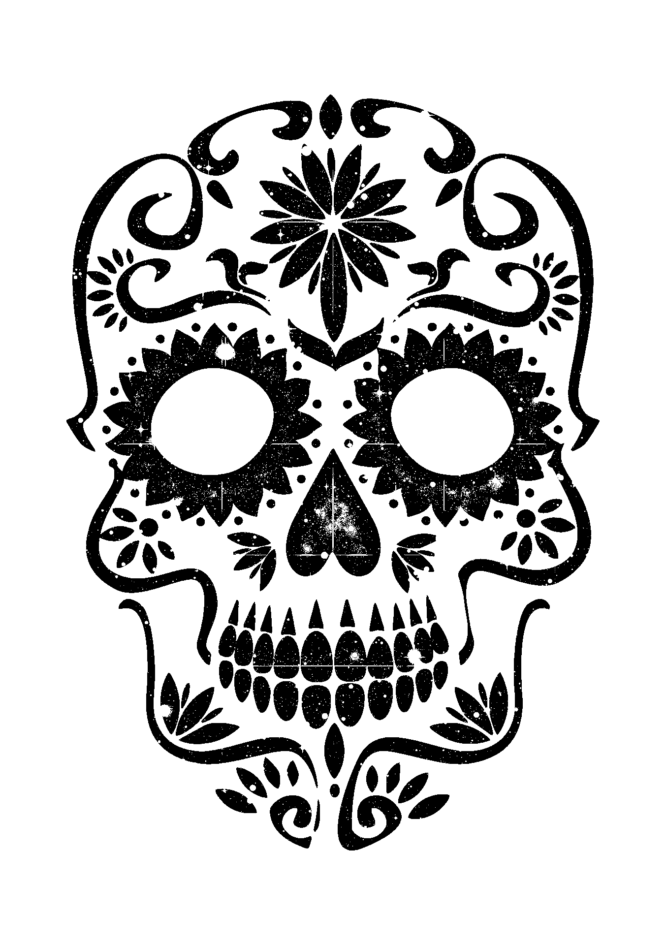 Free Printable Sugar Skull Invitations