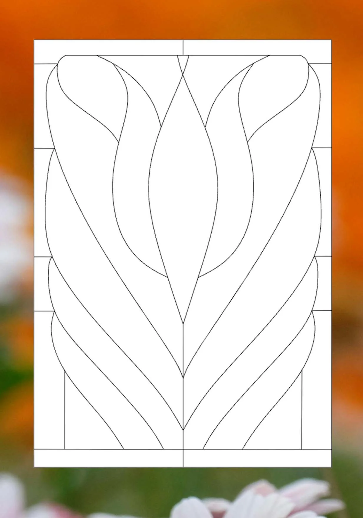 Floral Stained Glass Designs