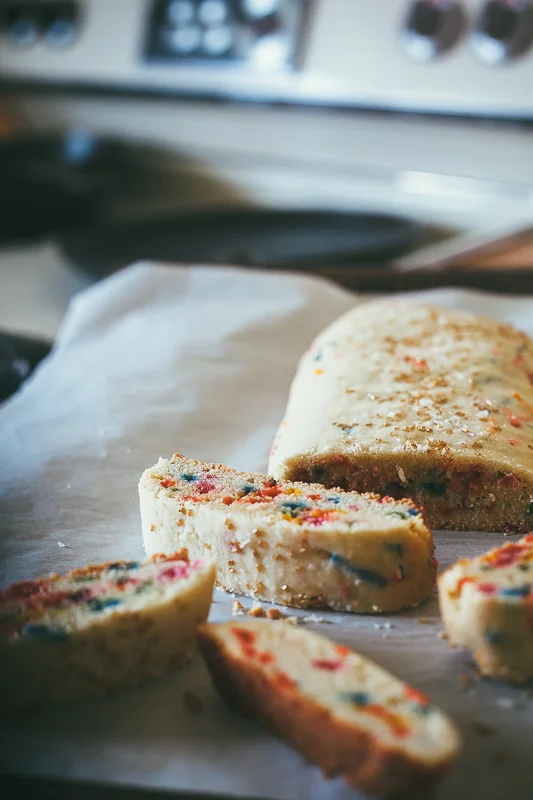 sprinkle biscotti — molly yeh