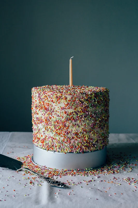 sprinkle cake — molly yeh