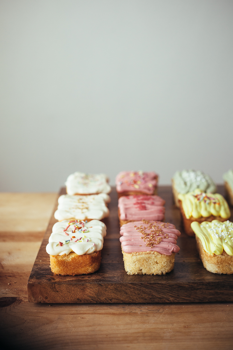 mini vanilla loaf cakes, all trashed up — molly yeh