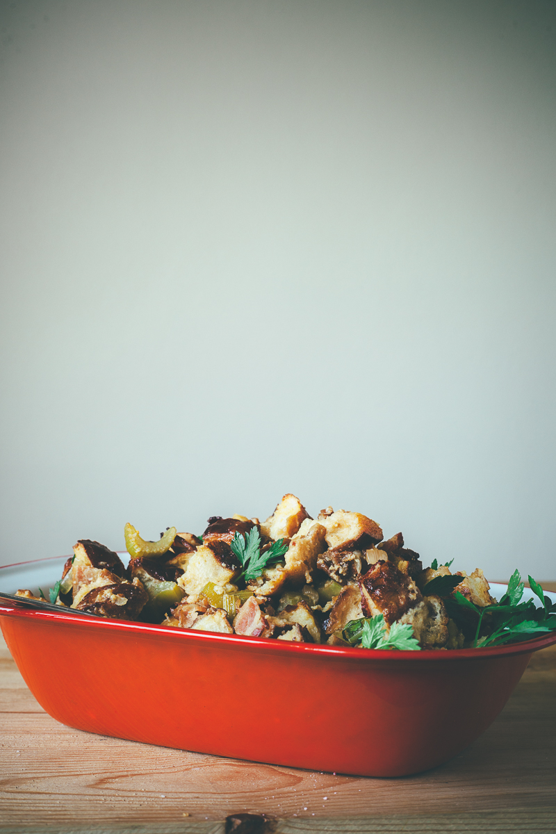 pretzel stuffing with beer and bacon-1.jpg