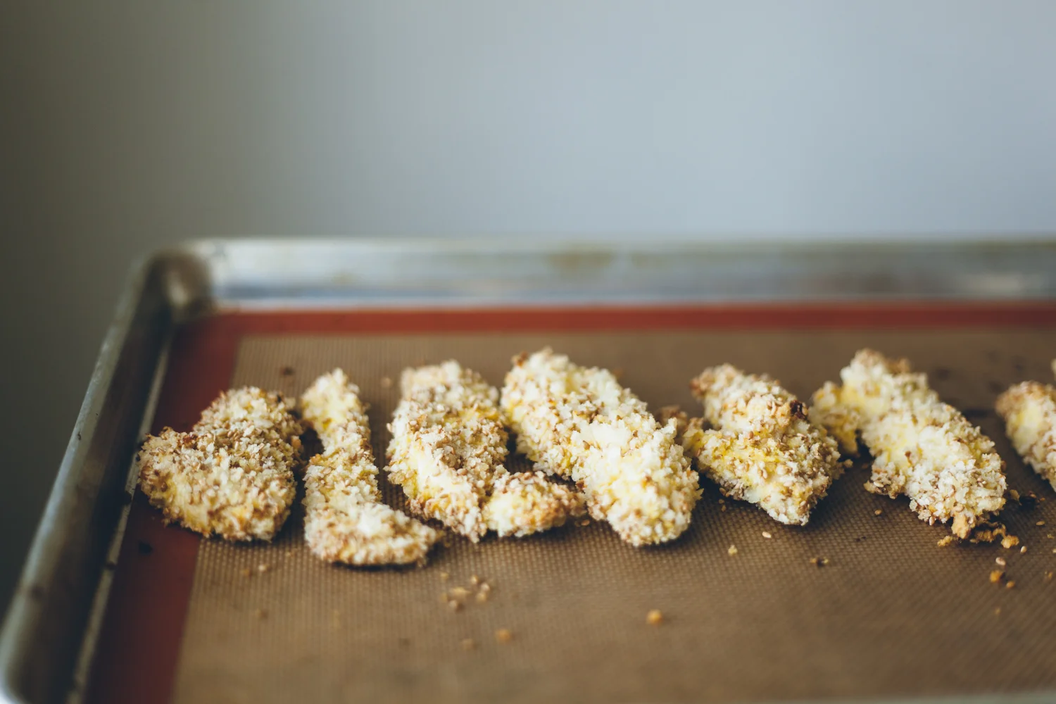 garlic sesame broccoli rabe with panko crusted chicken — molly yeh