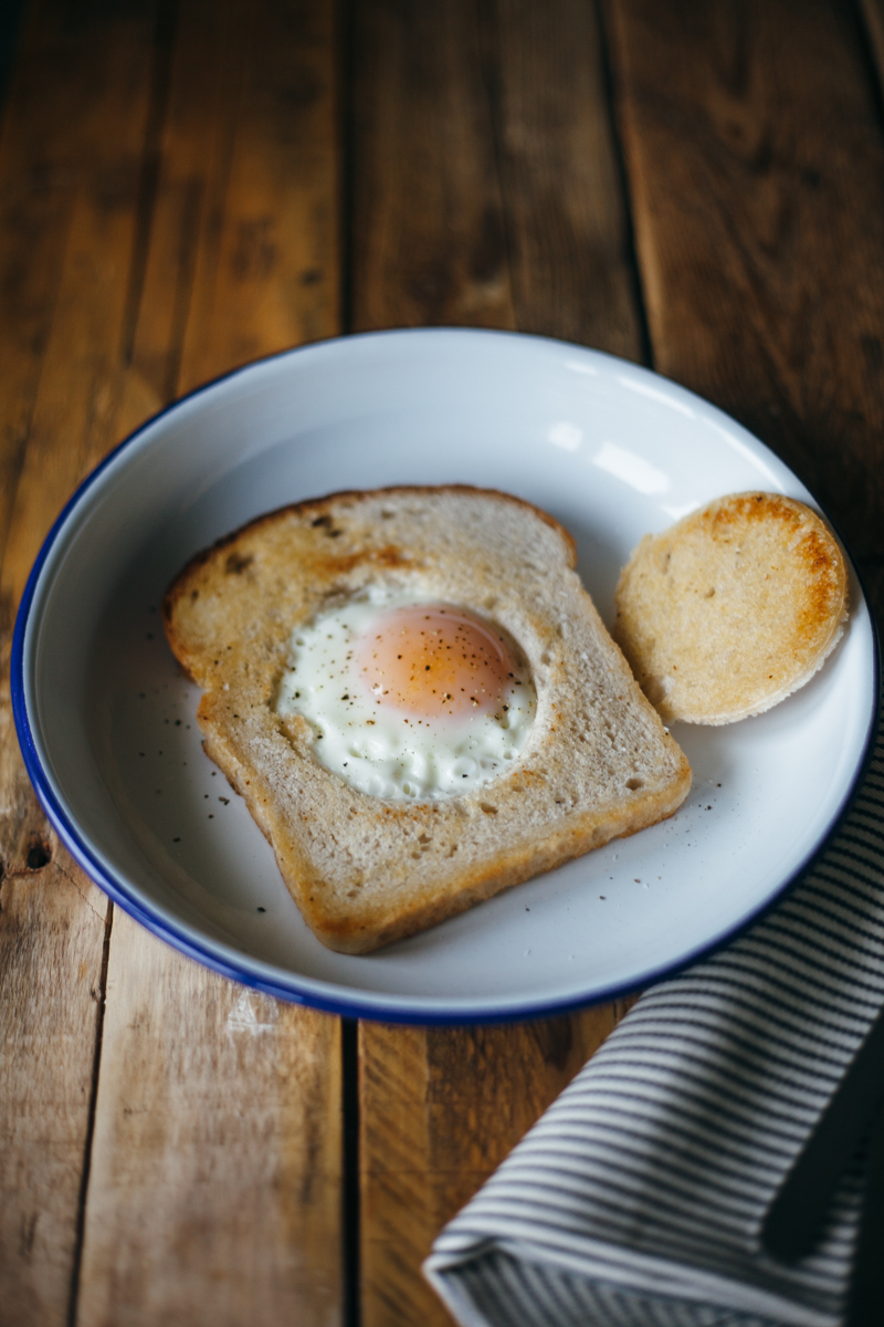 yogurt covered eggs in a basket — molly yeh