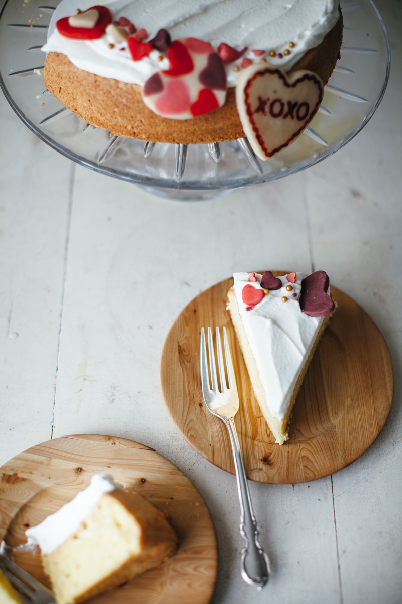 valentine's day almond cake — molly yeh