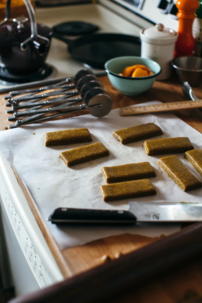 roasted pistachio chocolate bars — molly yeh