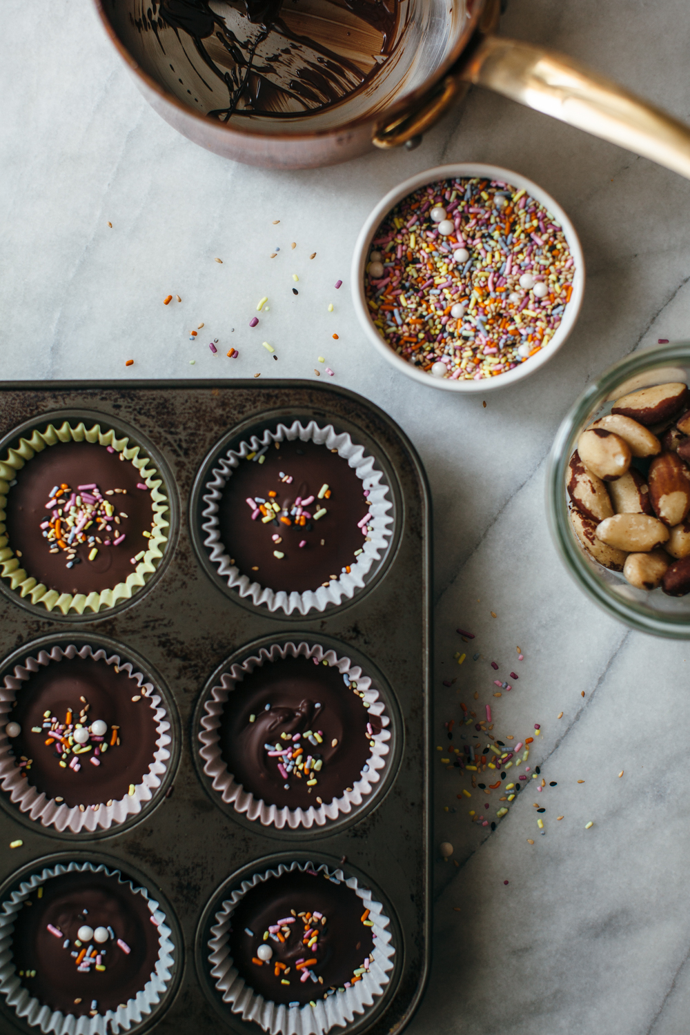 brazil nut cookie dough cups (vegan) + a mollyontherange preorder