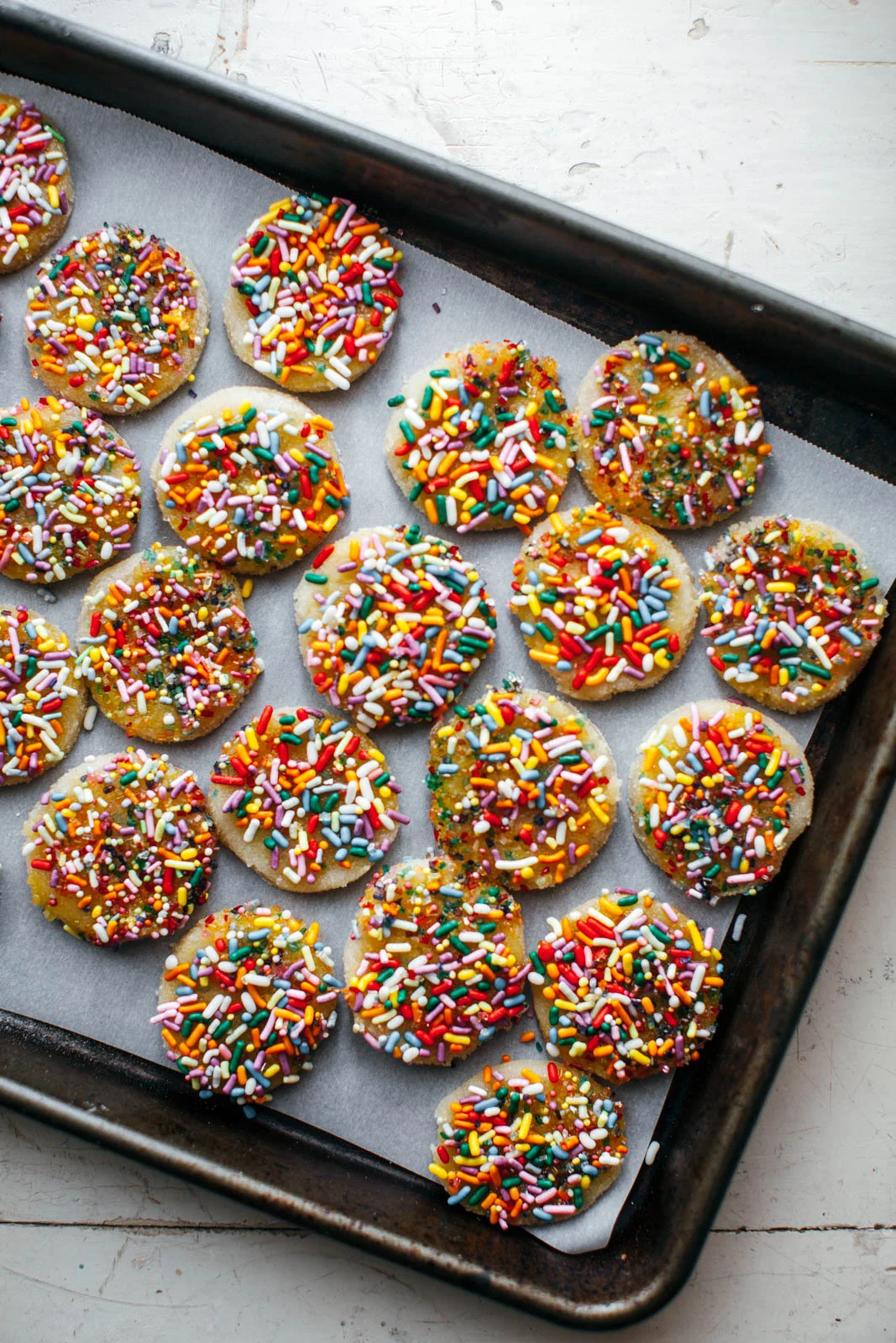marzipan sprinkle hamantaschen — molly yeh
