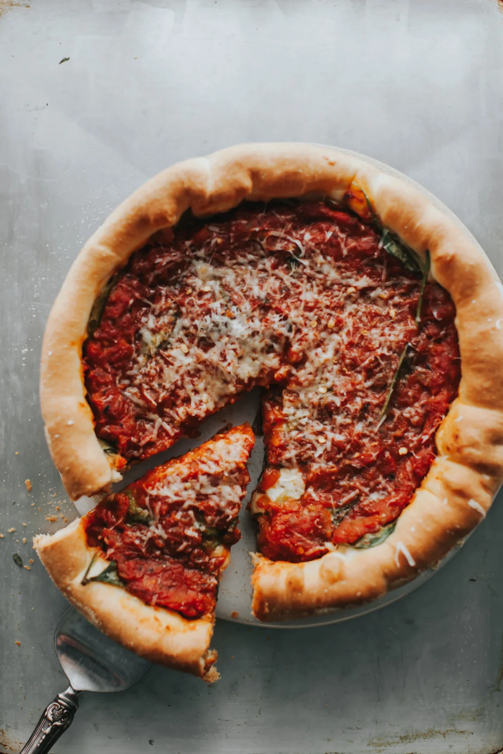deep dish pizza and some other stuff! — molly yeh