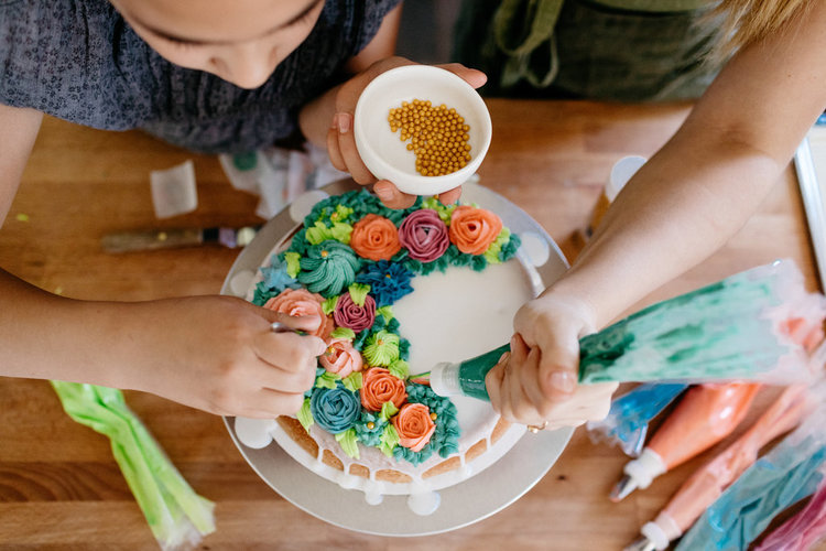 orange blossom almond cake