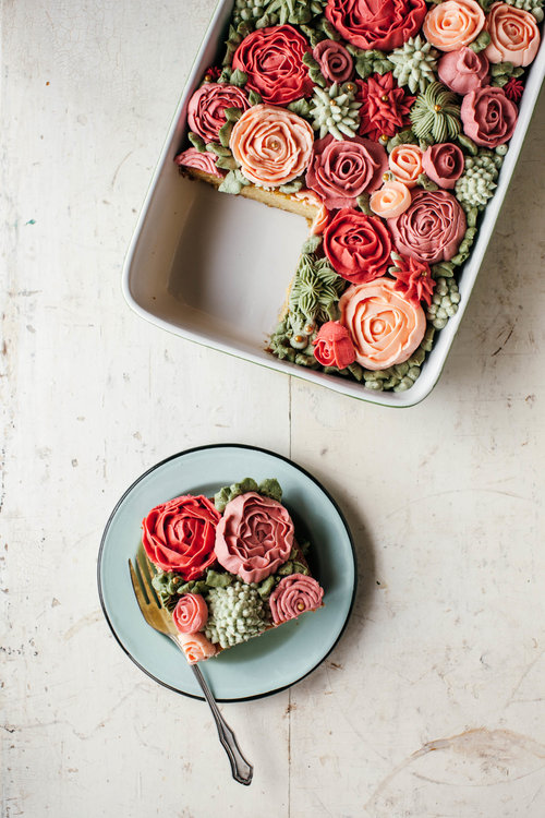 rose rose cake