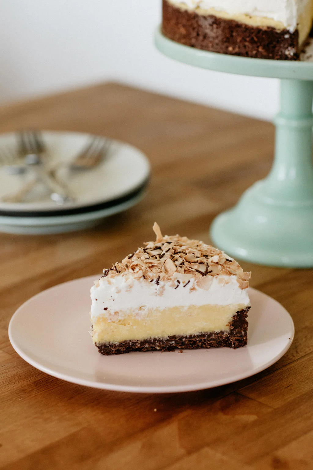 my dad's coconut cream pie! — molly yeh