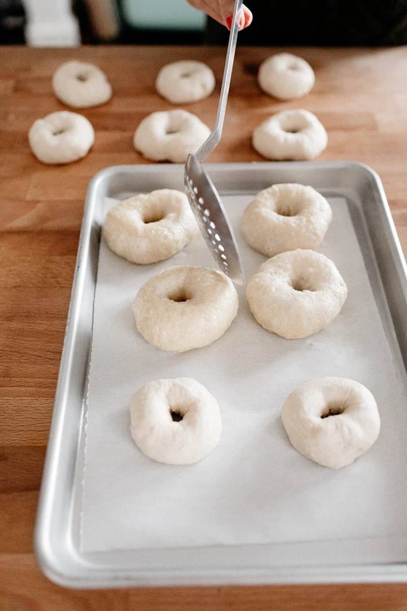 mini pizza bagels with sharp cheddar and walnut crumble — molly yeh