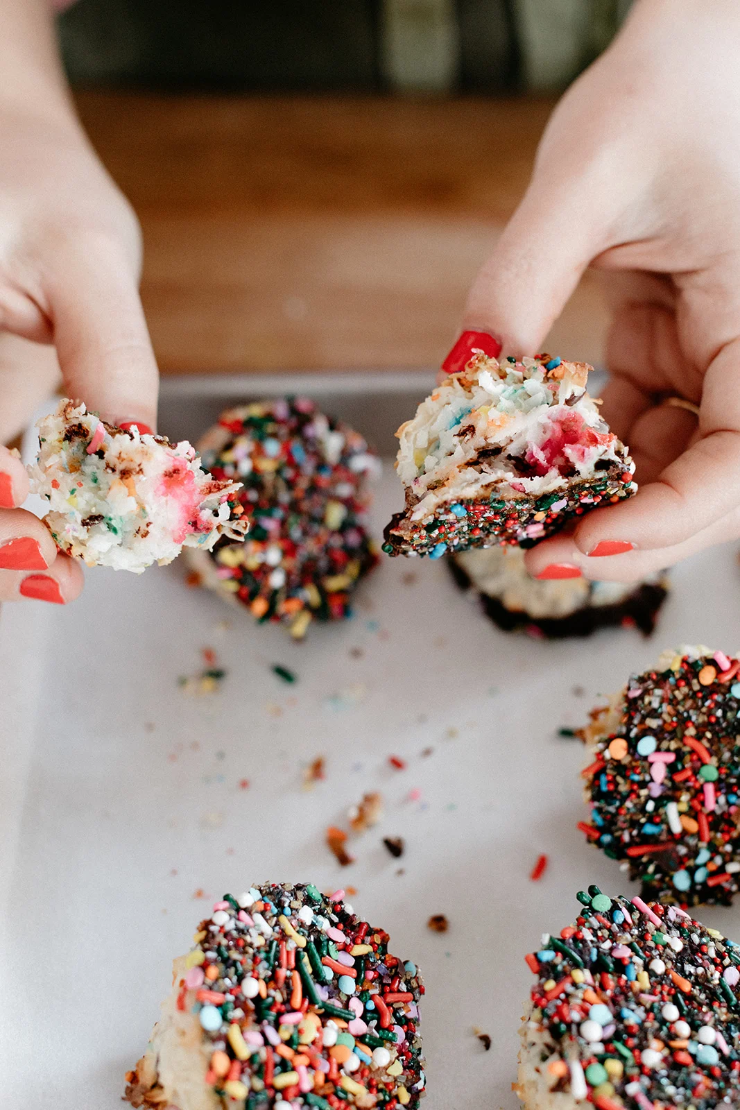 sprinkle macaroons — molly yeh