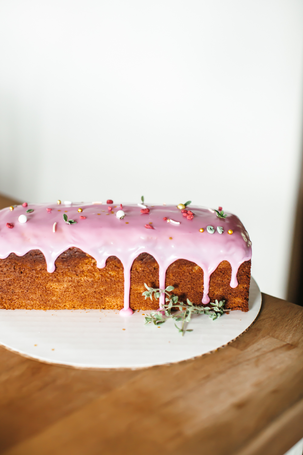 Chocolate, Dulce de Leche and Vanilla Marble Cake