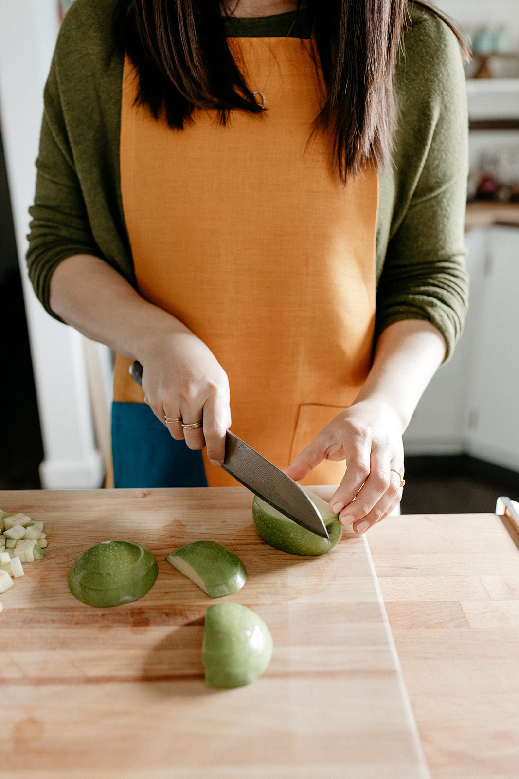 caramel apple cake with cream cheese frosting — molly yeh