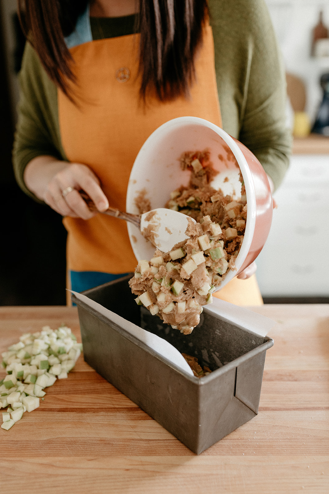 caramel apple cake with cream cheese frosting — molly yeh