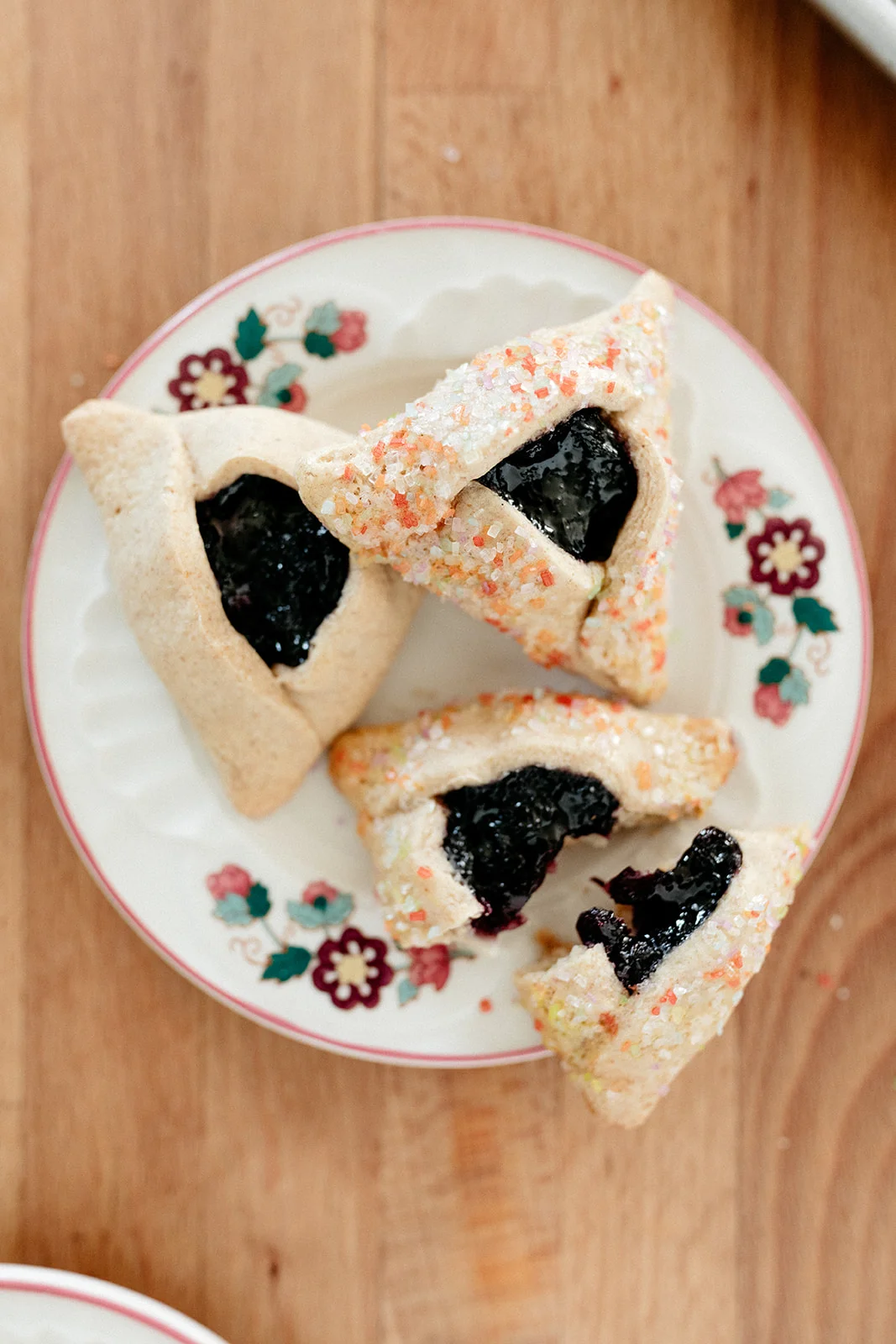 Blueberry Cream Cheese Hamantaschen — molly yeh