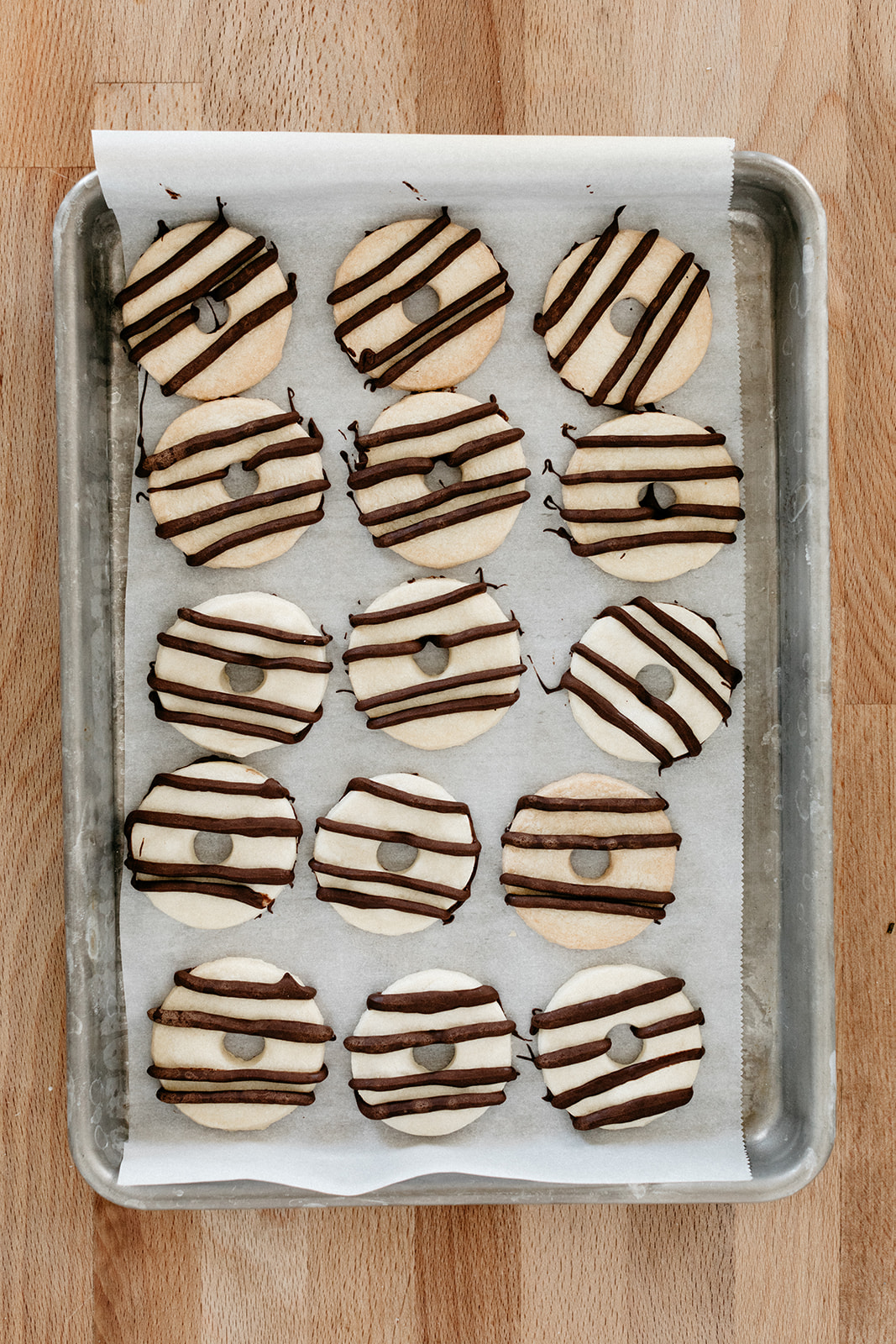 Molly Yeh's homemade fudge stripe cookies