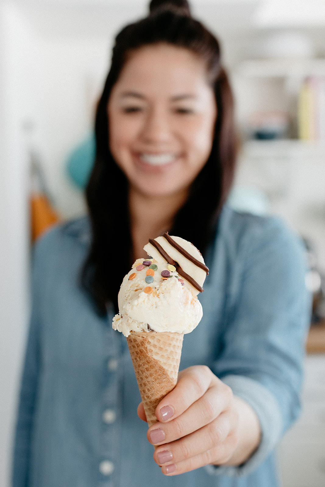 Molly Yeh - Cookie Salad Ice Cream