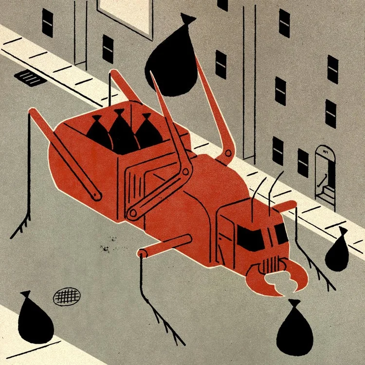 Bugs in Manhattan Compete with Rats for Food Refuse