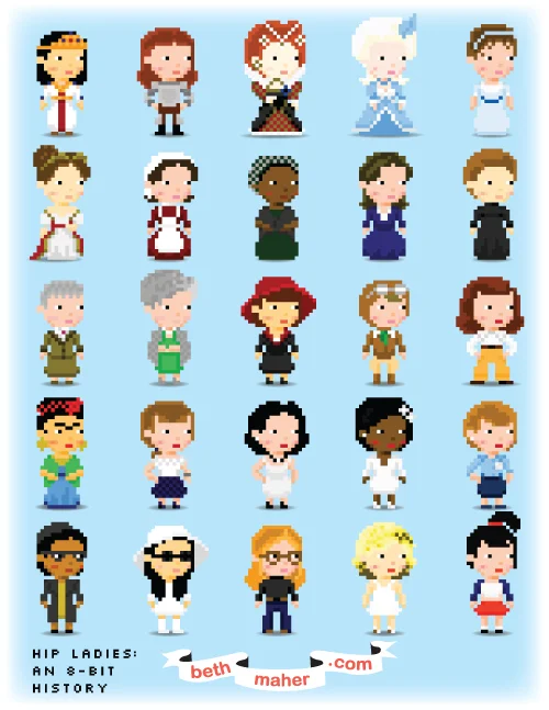 Hip Ladies, an 8-bit History