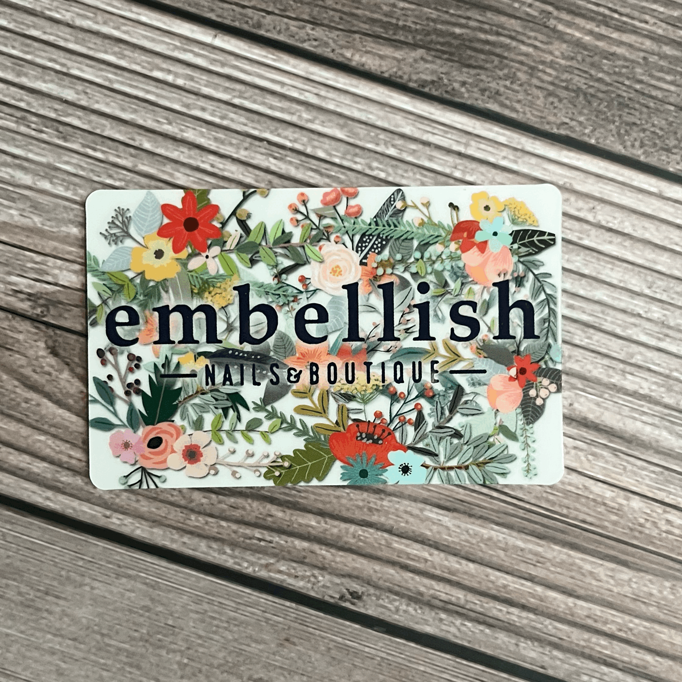 Gift Card - White Floral